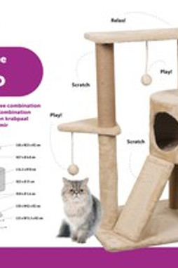 Flamingo f-560380 - Arbre à Chat Paradis Douillet et Ludique