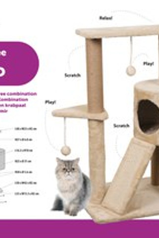 Flamingo f-560380 - Paradise Multi-Level Cat Tree with Sisal Posts