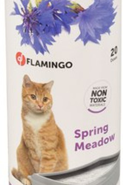 Flamingo f-560282 - Désodorisant de litière pour chat Prairie de printemps