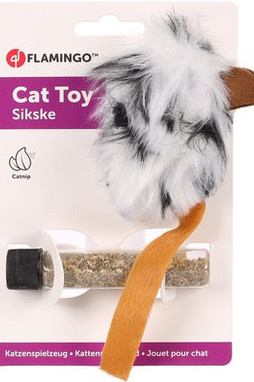 Flamingo f-560103 - Souris en Peluche avec Herbe à Chat Attirante