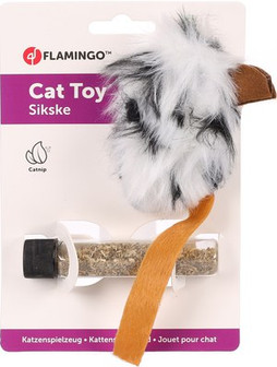 Flamingo f-560103 - Souris en Peluche avec Herbe à Chat Attirante