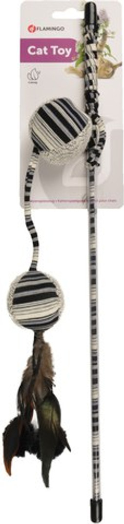 Flamingo f-560536 - Jouet Canne à pêche avec balle Gris