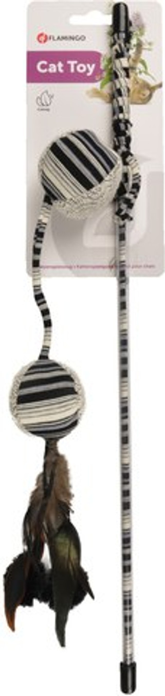 Flamingo f-560536 - Jouet Canne à pêche avec balle Gris