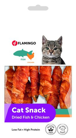 Flamingo f-560604 - Friandises Séché Poisson avec poulet