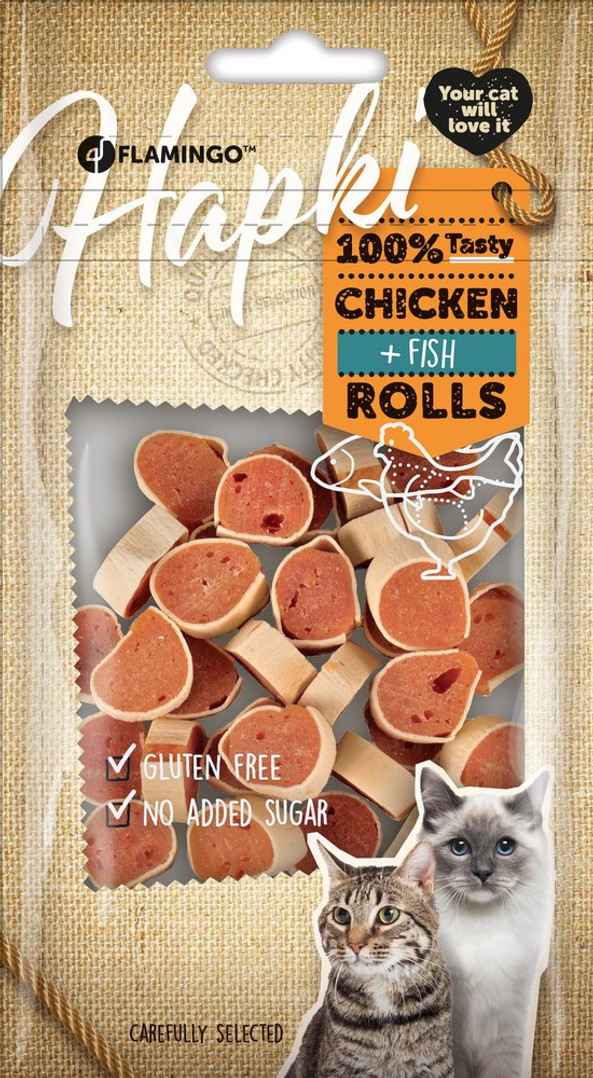 Flamingo f-560601 - Friandises Rouleaux de sushi Poisson & avec poulet