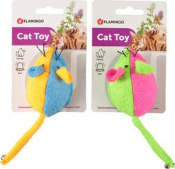 Flamingo f-560579 - Souris Jouet avec Clochette Amusante pour Chats