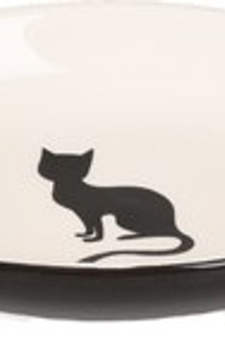 Flamingo f-560687 - Gamelle pour la nourriture et leau Ovale Noir &