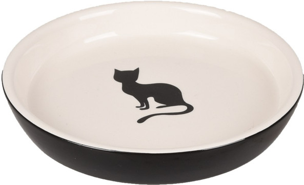 Flamingo f-560689 - Gamelle pour la nourriture et l'eau Rond Noir &