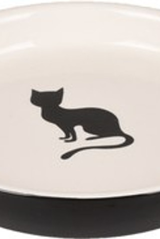 Flamingo f-560689 - Gamelle pour la nourriture et leau Rond Noir &