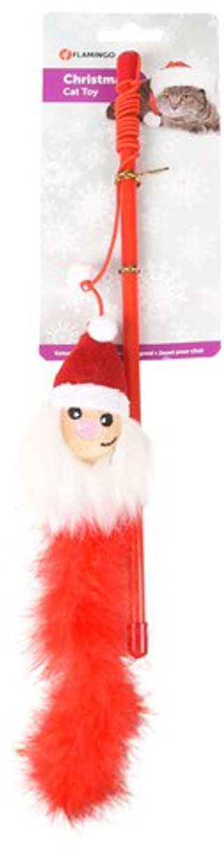 Flamingo f-560679 - Canne à Pêche Festive pour Chats Noël