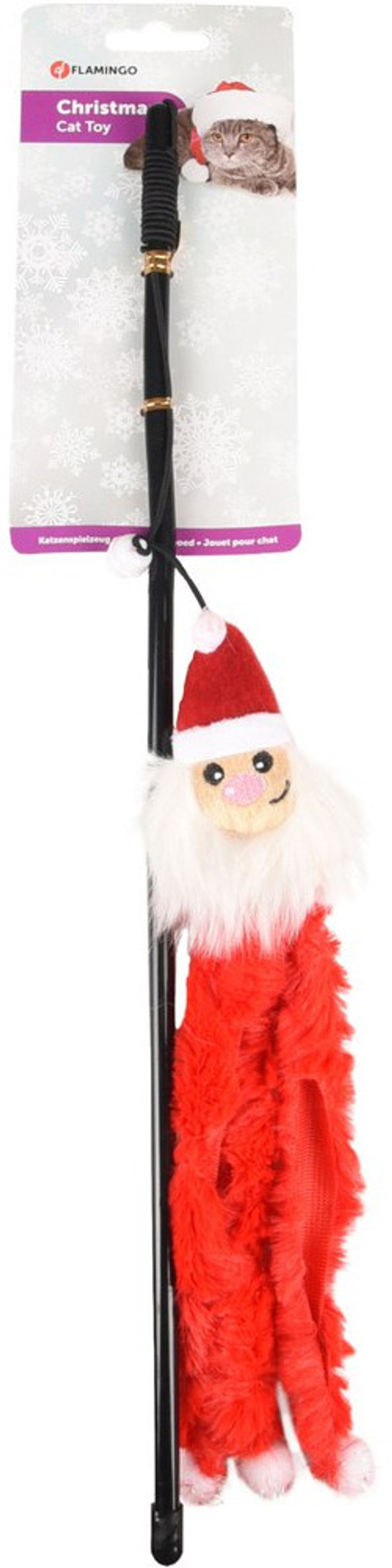Flamingo f-560680 - Canne à Pêche Festive pour Chats Noël