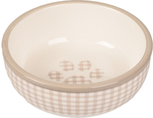 Flamingo f-560697 - Gamelle pour la nourriture et l'eau Rond Beige &