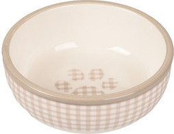 Flamingo f-560697 - Gamelle pour la nourriture et leau Rond Beige &