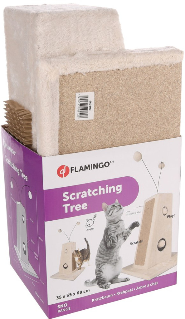 Flamingo f-560800 - Arbre à Chat Lara avec Boules Sonores et Griffoir