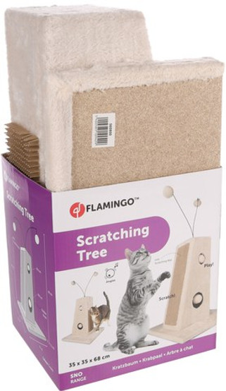 Flamingo f-560800 - Arbre à Chat Lara avec Boules Sonores et Griffoir