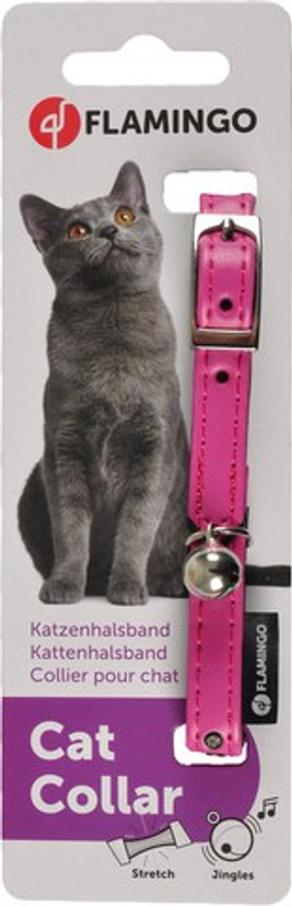 Flamingo f-64545 - Monte Carlo Padded Cat Collar with Bell