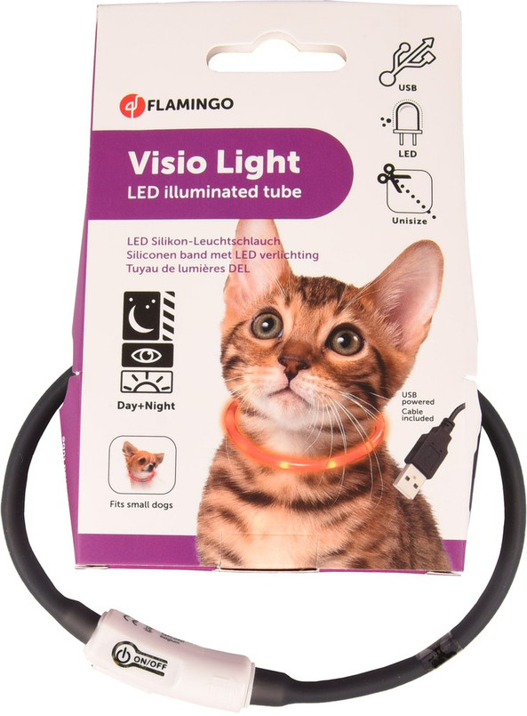 Flamingo f-64967 - Collier Lumineux pour Chiens Sécurisé et Étanche