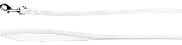 Flamingo f-67457 - Elegant Chrome-Trimmed Faux Leather Dog Leash