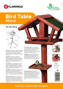 Flamingo f-88503 - Mangeoire avec support - Bois