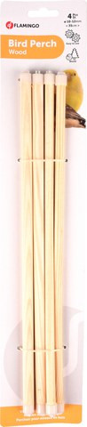 Flamingo f-88450 - Perchoirs en Bois avec Embouts Plastiques