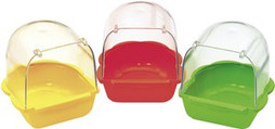 Flamingo f-88332 - Bain Coloré pour Petits Oiseaux avec Marche