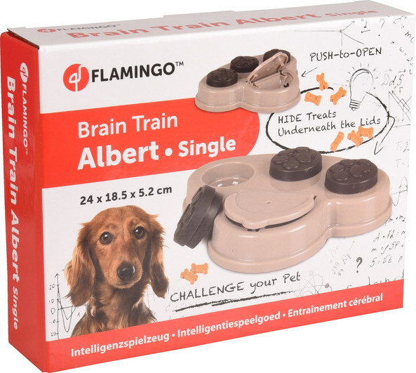 Flamingo f-519566 - Jouet Stimulant pour Animaux avec Couvercles Amovibles