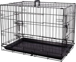 Flamingo f-519536 - Flamingo Mezo Noir Foldable Metal Dog Crate