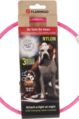 Flamingo f-519763 - Collier Lumineux Sécurité pour Chiens
