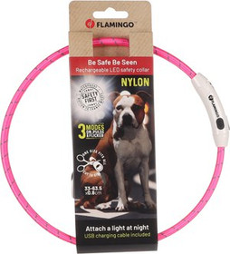 Flamingo f-519763 - Collier Lumineux Sécurité pour Chiens