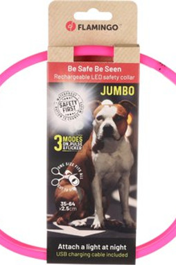 Flamingo f-519766 - Collier Lumineux Réglable pour Chiens Visio Light