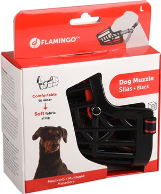 Flamingo f-519656 - Muselière Confortable pour Chiens Actifs