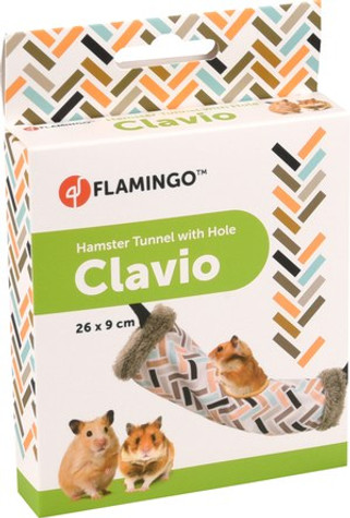Flamingo f-210218 - Tunnel Douillet pour Rongeurs Heureux