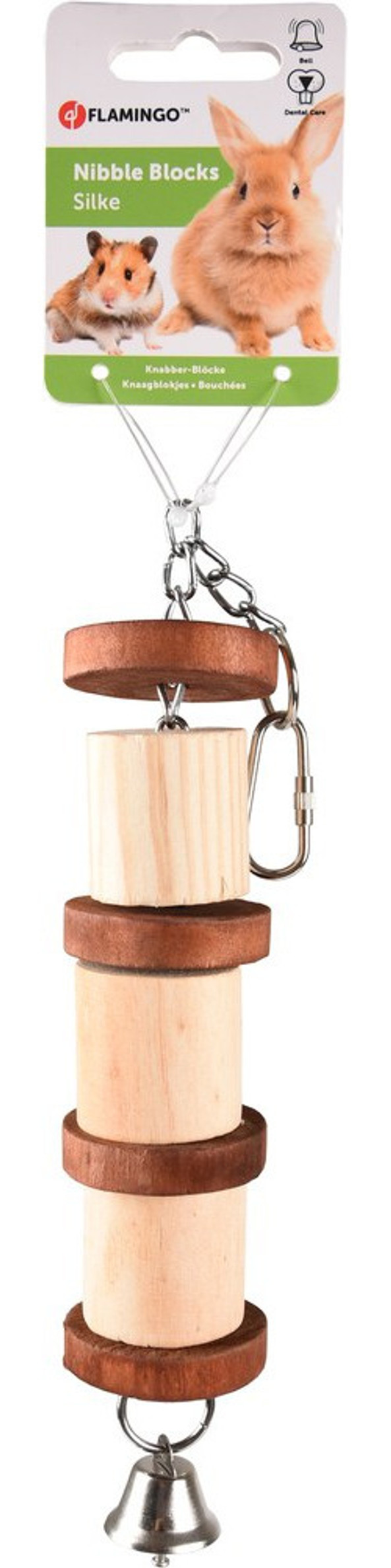 Flamingo f-210229 - Interactive Rodent and Rabbit Cage Toy Hanger