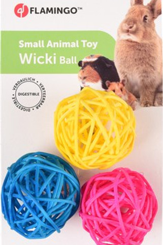 Flamingo f-210239 - Boules de Seigle Colorées pour Animaux
