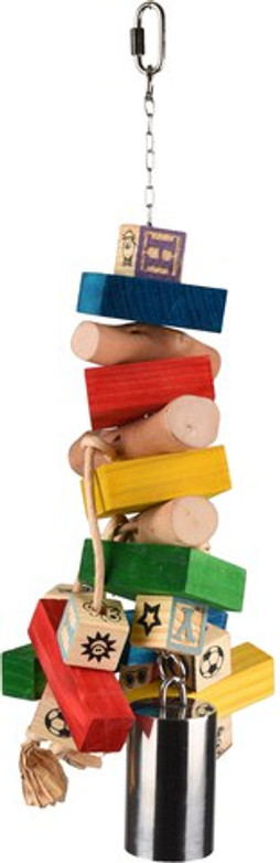 Flamingo f-110261 - Colorful Parrot Activity Play Gym with Bell