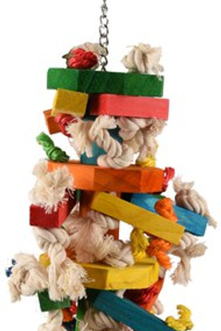 Flamingo f-110250 - Jouet Suspendu Arc-en-Ciel pour Oiseaux