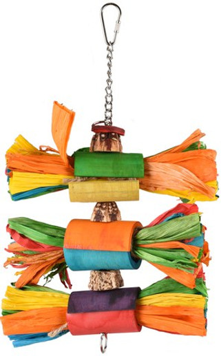 Flamingo f-110242 - Jouet Suspendu Arc-en-Ciel pour Oiseaux