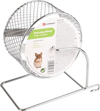 Flamingo f-210256 - JR ROUE DEXERCICE TROTA MÉTAL CHROMÉDIAMÈTRE 11,5CM