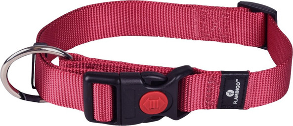 Flamingo f-519916 - Collier Rouge Cerise pour Chiens Ziggi