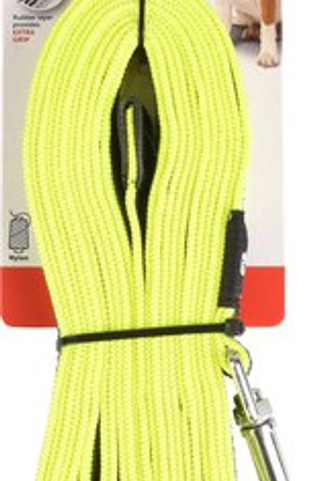 Flamingo f-519936 - Laisse dentraînement et à pister fluo