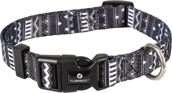 Flamingo f-520125 - Adjustable Nylon Dog Collar with Easy Click Closure