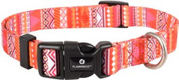 Flamingo f-520139 - Collier Ajustable pour Chiens en Nylon Résistant