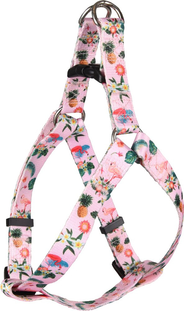 Flamingo f-520150 - Flamingo Print Adjustable Dog Harness