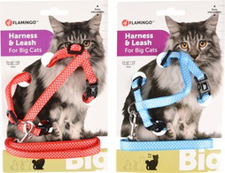 Flamingo f-560924 - Ensemble Sécurisé Harnais et Laisse pour Chat