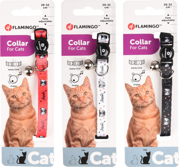 Flamingo f-560943 - Collier Sécurité Simba pour Chat avec Motif Mignon