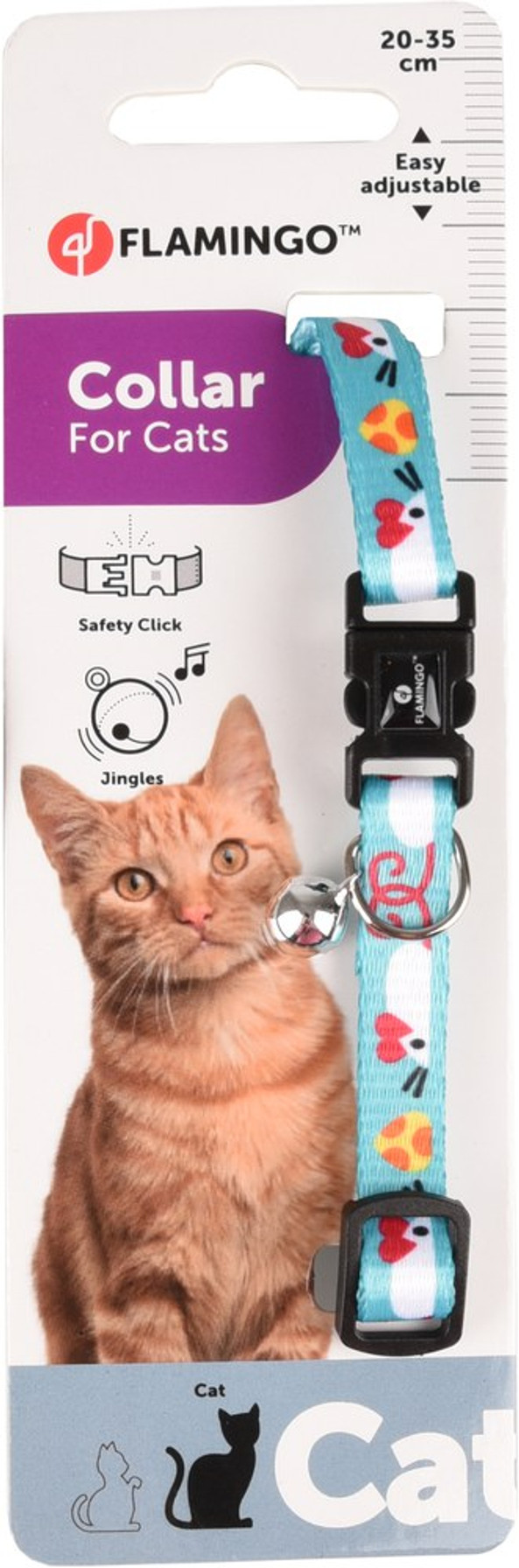 Flamingo f-560939 - Collier Chat Arwen avec Souris et Clochette
