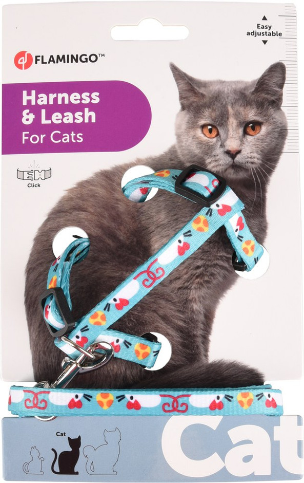 Flamingo f-560940 - Arwen Adjustable Cat Harness and Leash Set