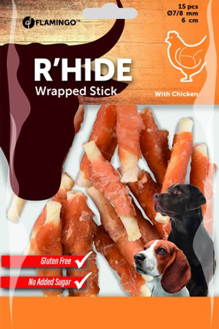 Flamingo f-519634 - Friandises Gourmandes au Poulet pour Chiens - 15 Bâtonnets