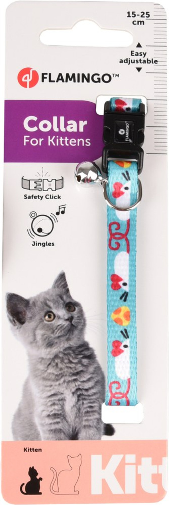 Flamingo f-560937 - Collier Chaton clair