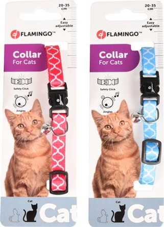 Flamingo f-560934 - Collier Chat Pratique avec Clochette